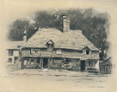 Un cottage nel Surrey, 1903 da Mortimer Ludington Menpes