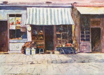 Una latteria in Rue St Honore da Mortimer Ludington Menpes