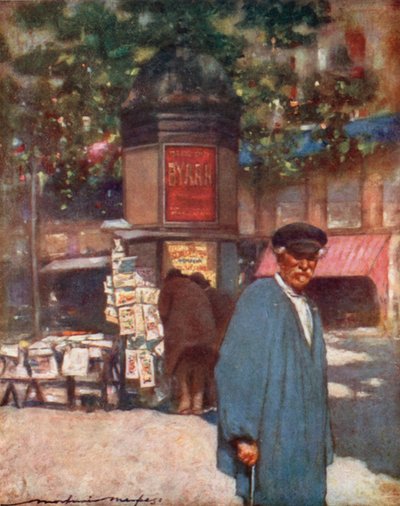 Un chiosco sul boulevard da Mortimer Ludington Menpes