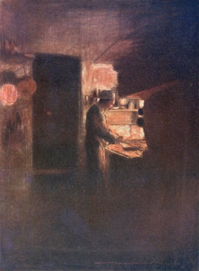 Una cucina parigina da Mortimer Ludington Menpes
