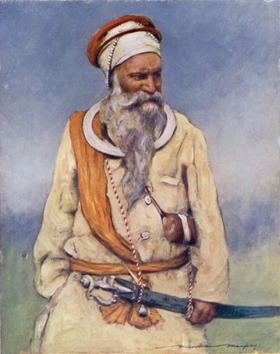 Un guerriero Sikh da Mortimer Ludington Menpes