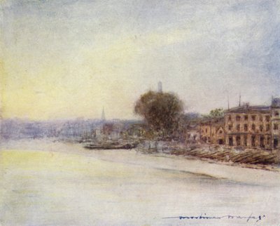 Oltre il Ponte di Hammersmith da Mortimer Ludington Menpes