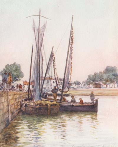 Barche da pesca, Concarneau da Mortimer Ludington Menpes