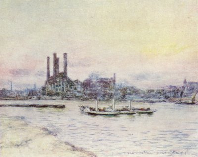 Dal ponte di Battersea da Mortimer Ludington Menpes