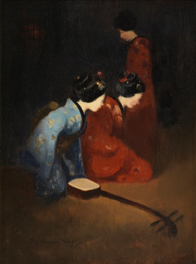Musicisti Geisha da Mortimer Ludington Menpes