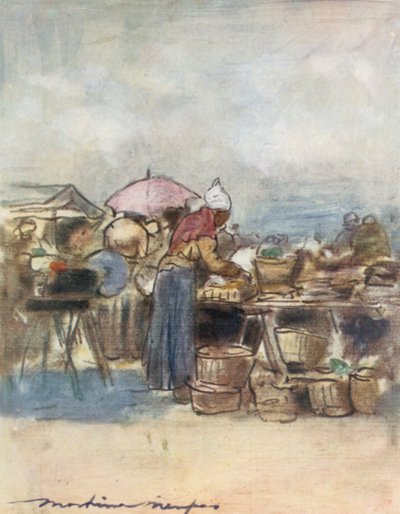 Al mercato da Mortimer Ludington Menpes