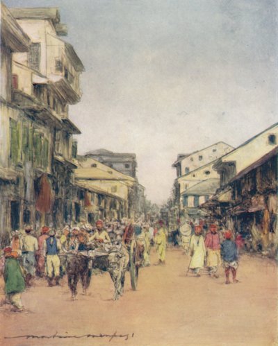 Per le strade di Delhi, 1905 da Mortimer Ludington Menpes