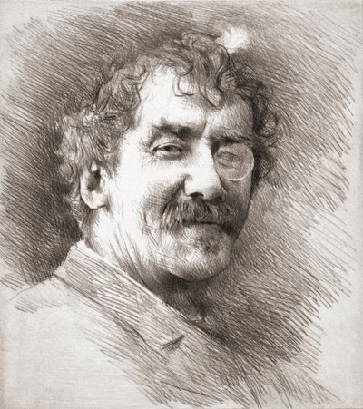 James McNeill Whistler, ritratto. da Mortimer Ludington Menpes