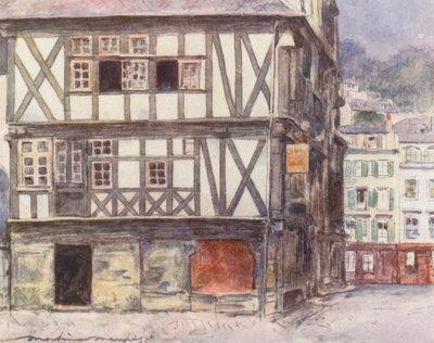 Casa medievale a Morlaix da Mortimer Ludington Menpes