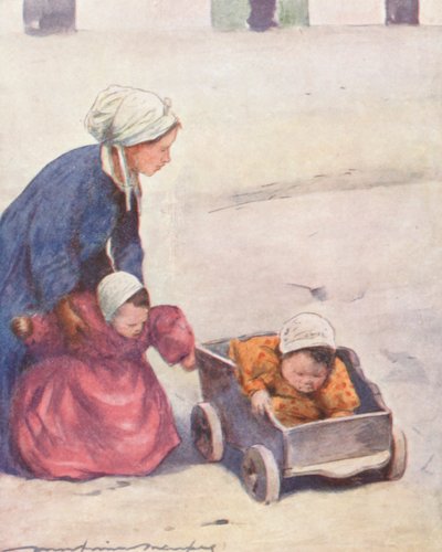 Badando ai bambini da Mortimer Ludington Menpes