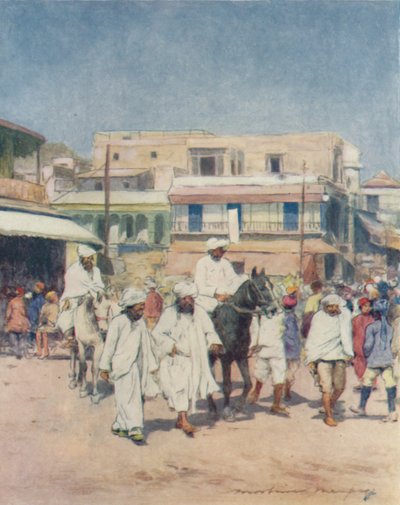 Capi nativi a Delhi, 1905 da Mortimer Ludington Menpes