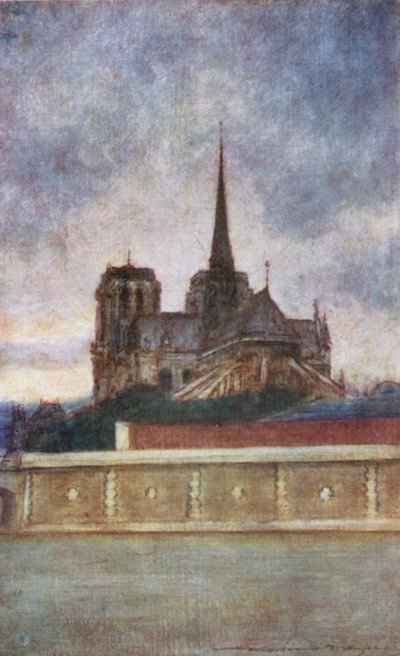 Notre Dame dal fiume da Mortimer Ludington Menpes