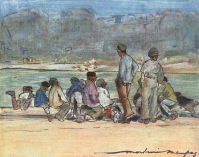 Stagno alle Tuileries da Mortimer Ludington Menpes