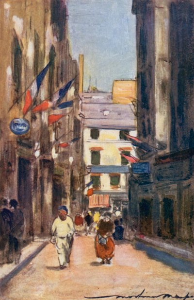 Rue de Seine da Mortimer Ludington Menpes