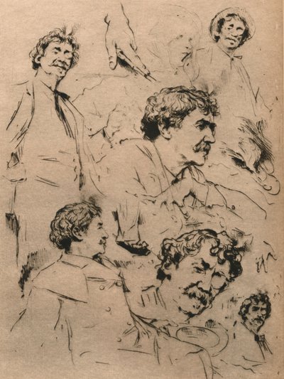 Studi di James McNeill Whistler, c1886. 1903 da Mortimer Ludington Menpes