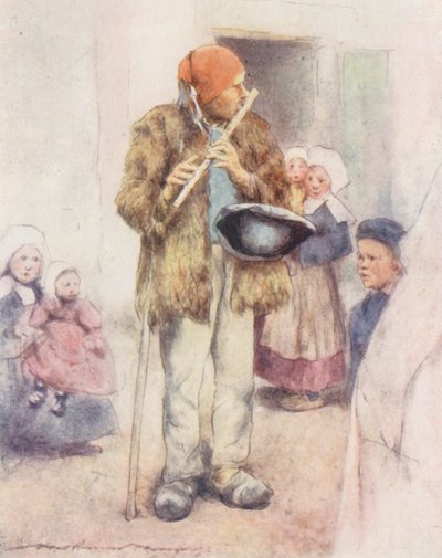 Il pifferaio cieco da Mortimer Ludington Menpes