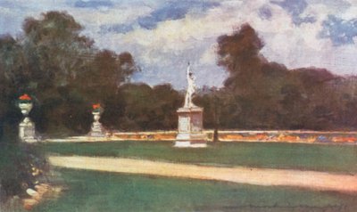 I Prati nelle Tuileries da Mortimer Ludington Menpes