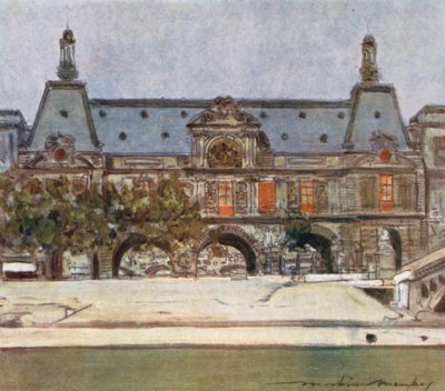 Il Louvre da Mortimer Ludington Menpes