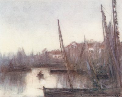 La flotta delle sardine, Concarneau da Mortimer Ludington Menpes
