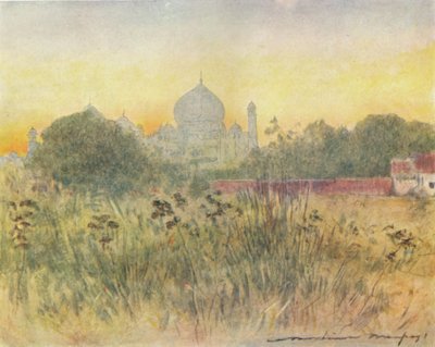 Il Taj Mahal, Agra, 1905 da Mortimer Ludington Menpes