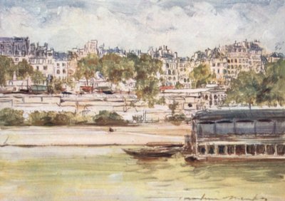 Lavatoio vicino al Pont Neuf da Mortimer Ludington Menpes