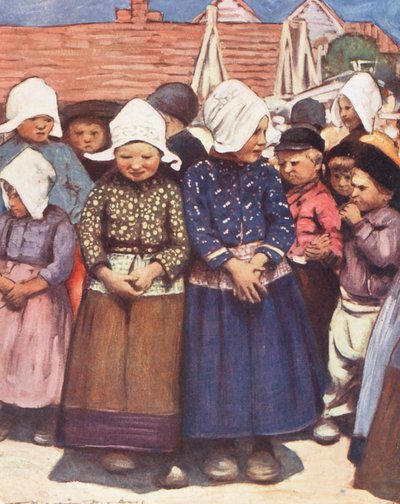 Bambini del mondo: olandesi, tutti in fila da Mortimer Ludington Menpes