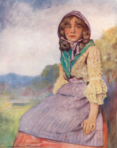 Bambini del mondo: inglese, ragazza di campagna da Mortimer Ludington Menpes