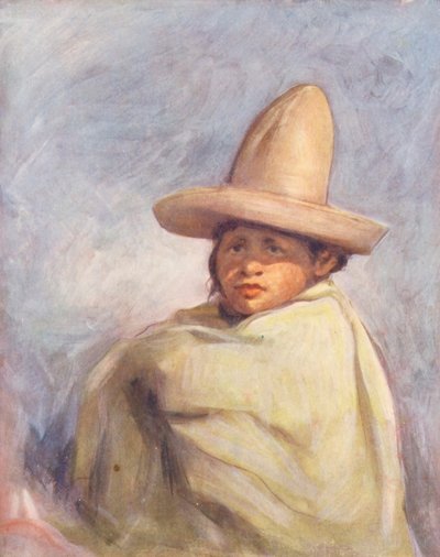 Bambini del mondo: messicano, a Puebla da Mortimer Ludington Menpes