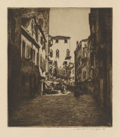 Una scena di mercato da Mortimer Menpes