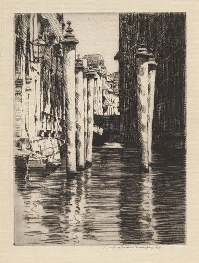 Un canale stretto, Venezia da Mortimer Menpes