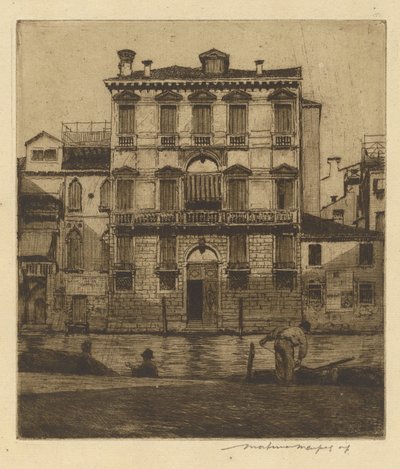 A Palazzo da Mortimer Menpes