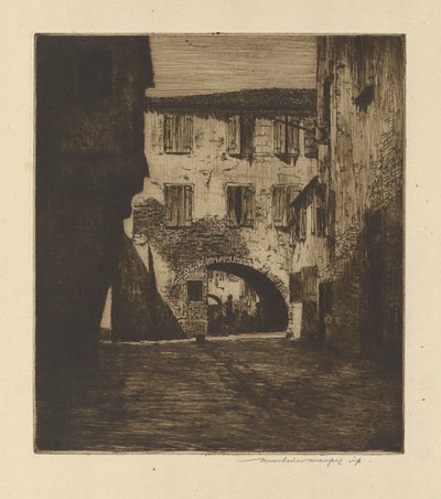 In una strada laterale, Chioggia da Mortimer Menpes