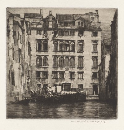 Caricamento delle chiatte da Mortimer Menpes
