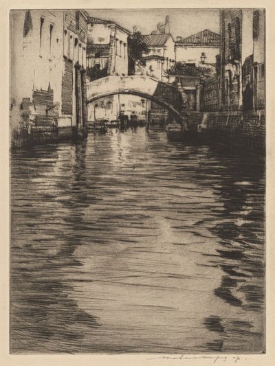 Riflessioni, Venezia (Ponte di Luciano, Canal Grande) da Mortimer Menpes