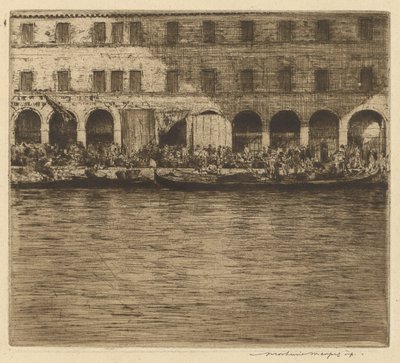 Mercati di Rialto, Venezia da Mortimer Menpes