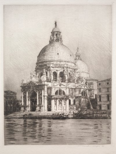 Santa Maria della Salute #1 da Mortimer Menpes