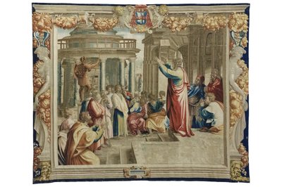San Paolo predica agli Ateniesi, c.1630 da Mortlake Tapestry Manufactory