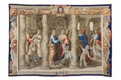 San Pietro guarisce lo storpio, c.1630 da Mortlake Tapestry Manufactory