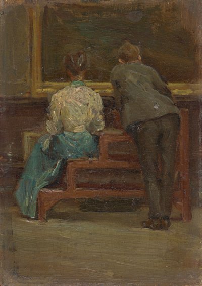 Charles Sheeler e Nina Allender, c. 1906 da Morton Livingston Schamberg