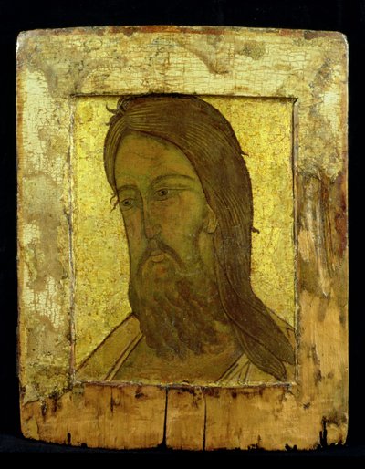 Icona di San Giovanni Battista, c.1500 (foglia d