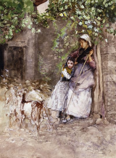 Al cancello della fattoria da Mose Bianchi