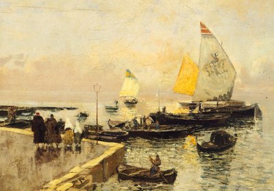 Barche di carbone a Chioggia da Mose Bianchi