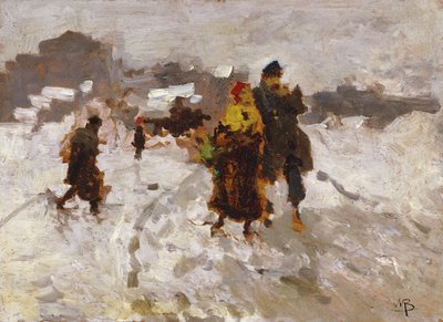 Figure nella Neve da Mose Bianchi