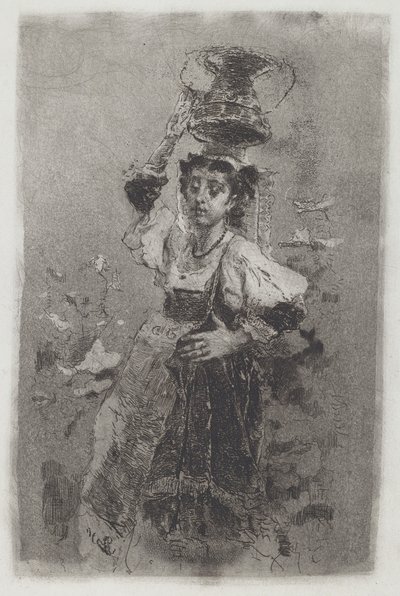 Contadina della Campagna [Ciociara] da Mose Bianchi