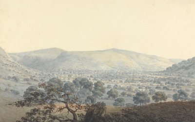 Vista lontana di Llandrillo da Moses Griffith