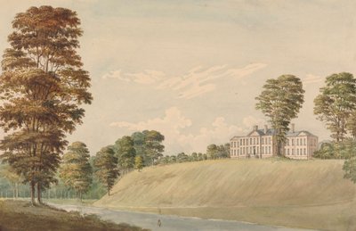 Veduta di Erthig, Denbigshire, Galles da Moses Griffith