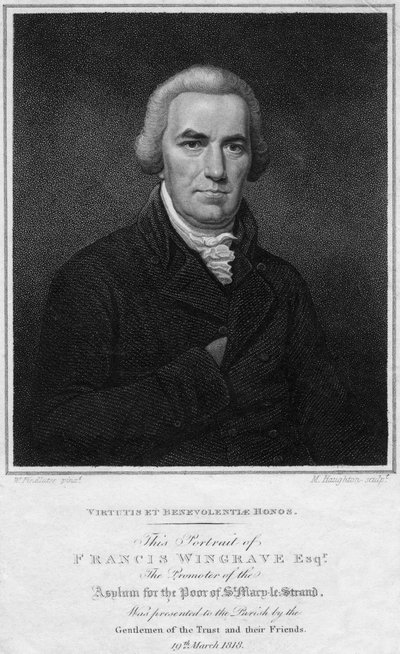 Francis Wingrave c1789-1823, 1818 da Moses Haughton