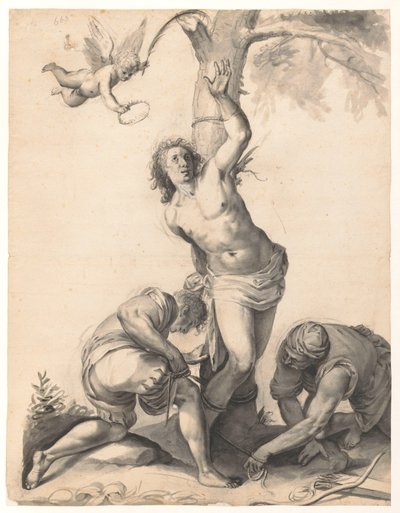 Il martirio di San Sebastiano da Moses Ter Borch