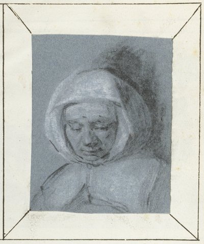 Studio di una testa di donna da Moses Ter Borch