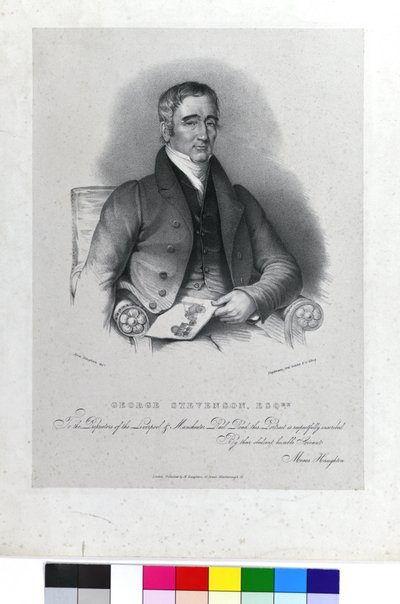 George Stephenson, Esqre., c.1830 da Moses the Younger (after) Haughton